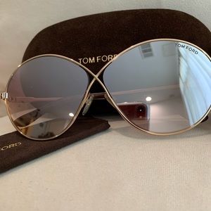 Tom Ford Rania mirrored sunglasses